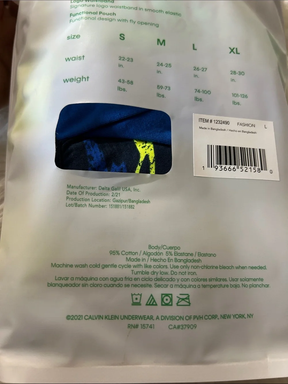 Calvin Klein Boys 6-Pack Boxer Briefs — Navy, Gray & Lime